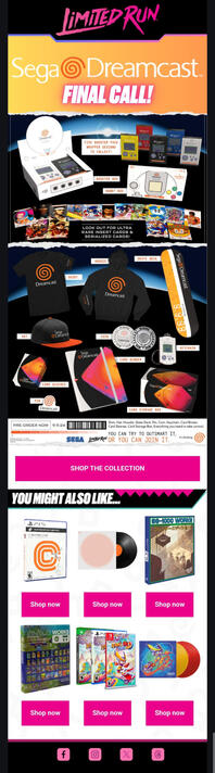Dreamcast Merchandise